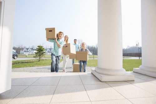 Local man with a van service helping customers move in Brent