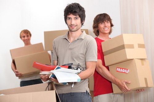 Brent office removals team managing commercial relocation items safely and efficiently