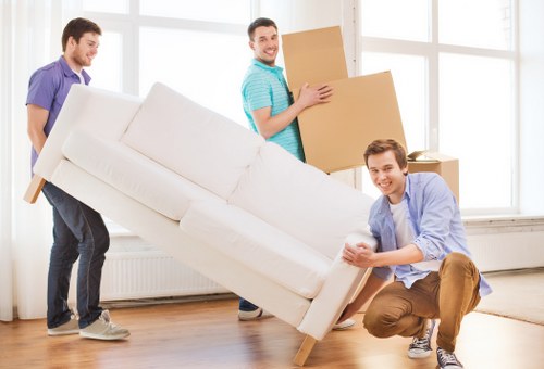 Variety of packing supplies for fragile items, clothing, and household belongings in Brent