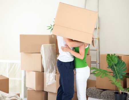 Careful loading of sofas and wardrobes during a Brent furniture move