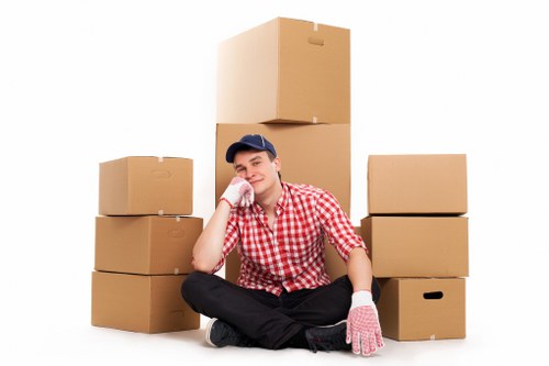 Commercial furniture relocation support for a Brent office move