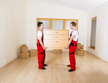 Secure loading and unloading for a Brent removal van booking